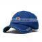 Unstructured baseball hat with custom logo stiched for wholesale