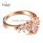 diamond jewelry fashion rose gold ring jewelry for wedding