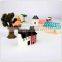 Plastic collectible animal house set toy /collectible plastic house set animal figurine