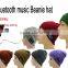 Popular bluetooth beanie hat with headphone/headsets wireless bluetooth/bluetooth headset