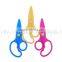 Stainless steel safety school student children plastic cutting scissor