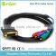 Hot Sell,High Quality Cable, Rca to Vga Male To Male 15 Pin converter