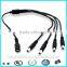 5.5x2.1mm female to male dc cable dc power cable splitter