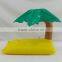 Palm tree island inflatable drink holder, pool float beer holder