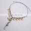Gold Chain Pendant Anklets Jewelry Alloy Diamond Anklets