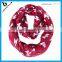 maroon color best quality most fashion loop scarf butterfly