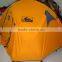orange color portable and durable camping tent