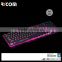 2016 New LED Illuminated Ergonomic Gaming Keyboard USB Multimedia Backlight Backlit Ultra-thin Keyboard--LK613--Shenzhen Ricom