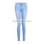 new design skinny stretchy light blue women jeans (JXA125)