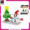 Funny Intelligence toys for Christmas DIY plastic micro block toy