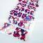 Newair custom korean rhinestone nail polish strip 3d nail polish sticker high quality transparent nail patch sticker 22 tips