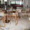 New General Style Commercial Furniture Solid Wood Leg Bar Stool Chair