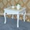 2016 Popular white home furniture small size white wooden coffee table