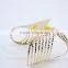 Knot Shape Gold Plated with Hollow out Cuff Bracelet Bangle Party Gift Fashion Jewelry for 2016 New Accessory
