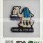 Custom Jordan camel 3D PVC rubber souvenir fridge magnet