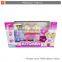 Best selling toys plastic toy kitchen set with light and music