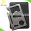 Stainless steel 11 in 1 pocket survival knife credit card