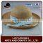 any size natural grass paper straw boater hat