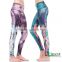 wholesale sublimation printed women yoga leggings