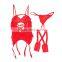 Women's Black Red Sexy Erotic Lace Lingerie Underwear Sleepwear Nightwear Set