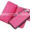 2 in 1 leather wallet for mobile phones leather case