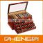 High quality customized made-in-china wooden pen box with drawer (ZDS-SE050)