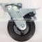 2015 Newest Roller Bearing Double Brake Rubber Industrial Casters