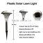 Outdoor Stainless Steel White LED Solar Landscape Path Light
