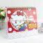 China Lovely Kitty Desk Calendar Printed /2016 Custom Design Desk Calendar