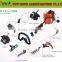 Chinese 2-stroke 43cc Petrol Brush Cutter, Gasoline Grass Trimmer with Nylon Cutter and 3T Blade