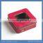 rectangle gift metal tin box with clear window