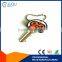 plastic live animal shaped keychain
