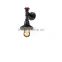 Simplicity Black Wall Light Metal Water Pipe Wall Sconce Outdoor Wall Lamp