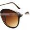China sunglasses factory vogue style unisex plastic promotional printed lens lovely cat eye mirror glasses frames