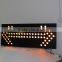 Black background aluminum traffic LED arrow board road safety signs for construction