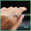 Wholesale New Style 14 K White gold Engagement Ring 4.5mm Round Cut Moissanite Diamond Wedding Ring