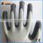BSSAFETY polyester knitting cheap thin work gloves with nitrile coated