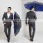 Customized design print solar double canopy umbrella