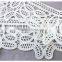 High quality 13.5cm width water soluble polyetser crochet trim in white