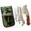 Small tactical survival knife camping fixed blade knife rescue tool hand neck knife with Nylon bag