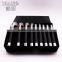 New Arrival 9pcs Silver Golf Foundation Makeup Brush Tools Kit