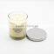 customized 100% natural soy wax candle in glass jar , scented candle,natural essence candle