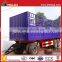 40T 50T 3 Axle Steel Fence Truck Trailer Tri-Axle Cargo Drawbar Towing Full Trailer