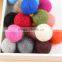 2016 christmas decoration handmade wool felt ball bulk buy from china