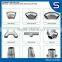 ASME/ANSI B16.9 Butt-Welded tee/Stainless Steel pipe and fitting SS304 SS316L