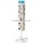 Magnetic Floor Spinner Free Standing Pegboard Display Stand