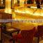EUROPEAN STYLE BACKLIT ONYX COUNTERTOPS FOR BAR RECEPTIONS