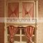 Italy Rose Carving Princess Canopy Bed/ New Design Pink Girls Bedroom Furniture/ Romatic Kids Wooden Bed
