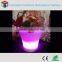 rotational moulding rechargeable lighting plastic LED flower pot