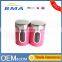 Cute Pink Kitchen Food Storage Canister,Stainless Steel Canister Set